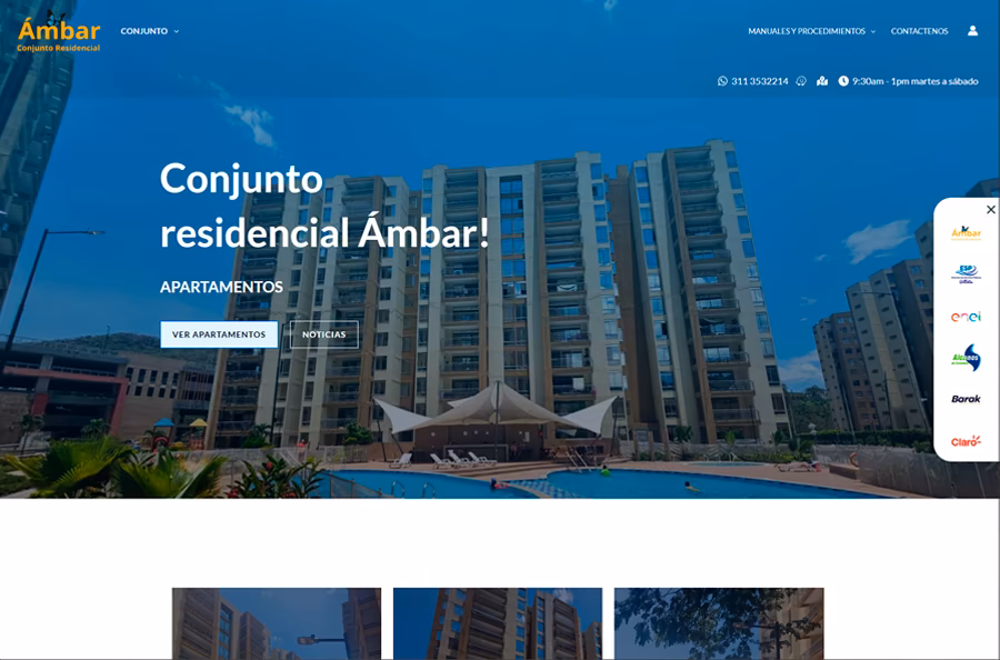 Panel de Gestión Ámbar