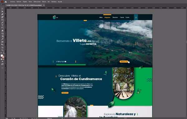 Diseño Web Personalizado Ejemplo de sitio web con diseño personalizado
